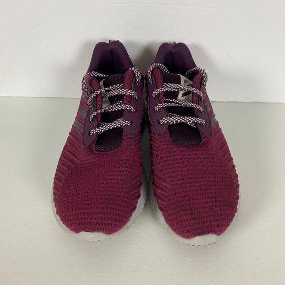 Adidas Alphabounce Running Shoes Sneakers Womens 7 Burgundy ART BW0267 - Picture 5 of 16